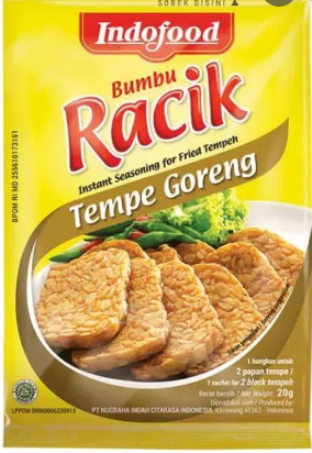 INDOFOOD BUMBU RACIK TEMPE GORENG PCK 20g