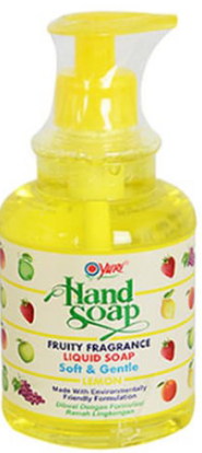 YURI HANDWASH LEMON PUMP BTL 410ML