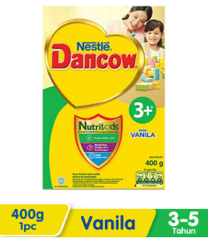 DANCOW SUSU BUBUK 3+ PRTCTS PROBIO VANILA BOX 400g