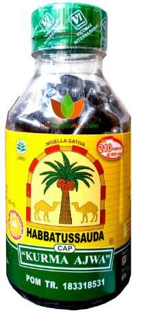 HABBATUSSAUDA KURMA AJWA 210 KAPSUL