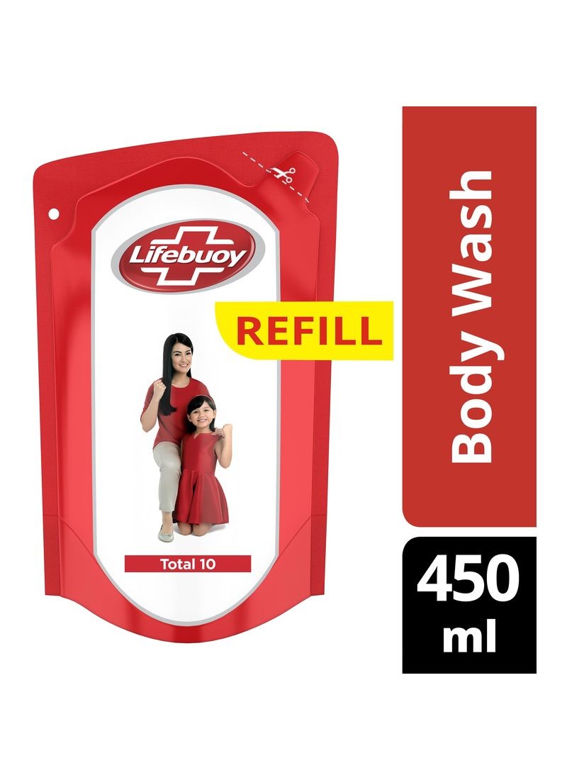 LIFEBUOY SABUN MANDI CAIR REFILL RED PCH 450mL