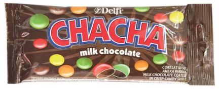 DELFI CHOCOLATE CHA CHA MILK PCK 35g