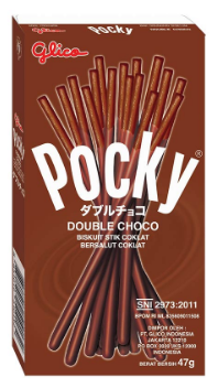 GLICO BISCUIT POCKY DOUBLE CHOCO BOX 47g