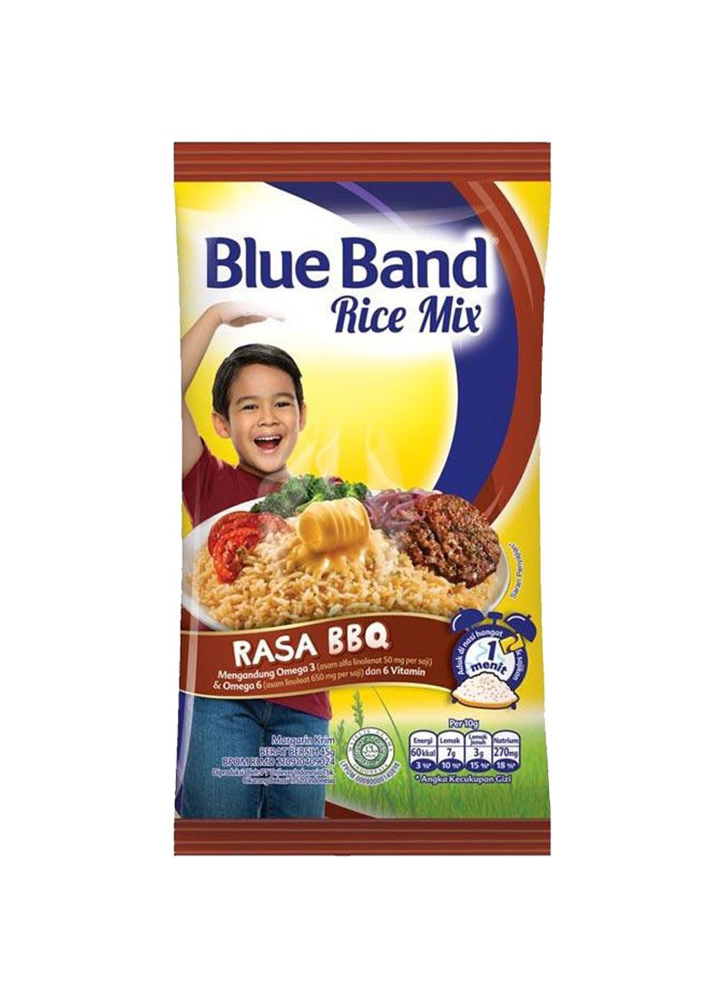 BLUE BAND MARGARINE RICE MIX BBQ PCK 45g