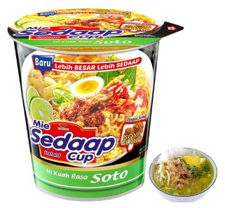 SEDAAP MIE MIE INSTANT SOTO CUP 77/81g