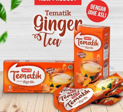 TONG TJI TEMATIK INSTANT JAHE TEA 3S BOX