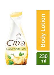 CITRA BODY LOTION NATURAL GLOWING WHITE UV BTL 230mL