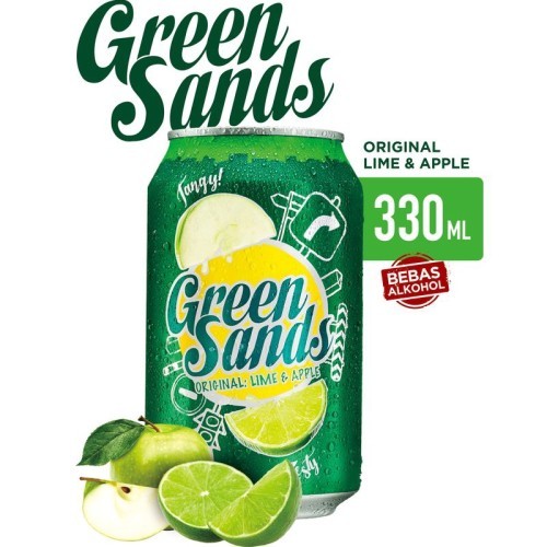 GREEN SANDS ORIGINAL LIME & APPLE KLG 330mL