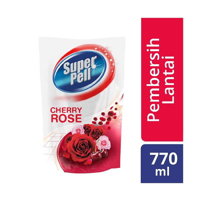 SUPER PELL PEMBERSIH LANTAI REFF. (14327) CHERRY ROSE PCH 780/770mL