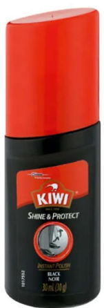 KIWI LIQUID SHOE POLISH BLACK BTL 30mL