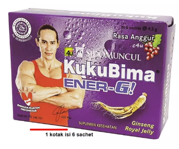 KUKUBIMA ENER-G ANGGUR 4,5gr sachet