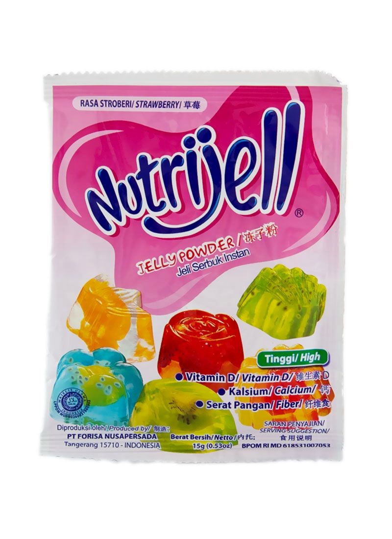 NUTRIJELL KONNYAKU JELLY POWDER STRAWBERRY PCK 15g