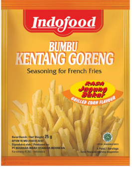 INDOFOOD BUMBU KENTANG GORENG JAGUNG BAKAR PCK 25g