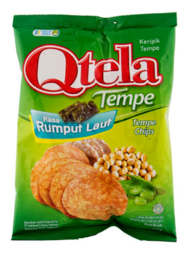 QTELA KERIPIK TEMPE RUMPUT LAUT PCK 55g