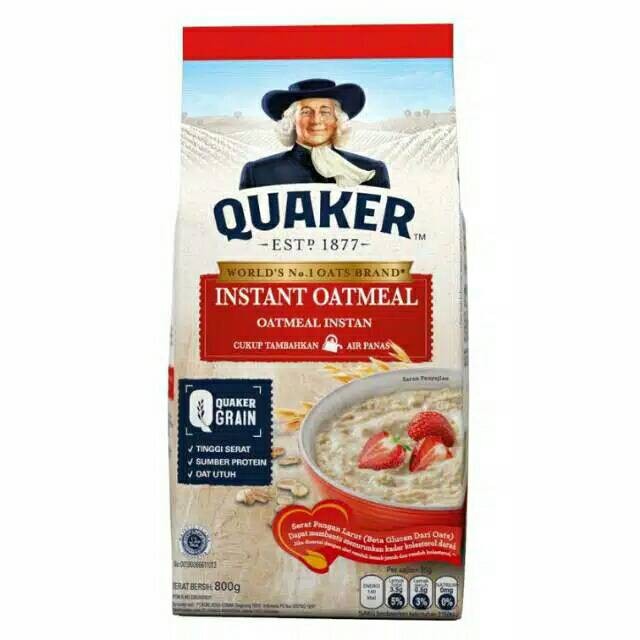 QUAKER OATMEAL INSTANT (REF) PCK 800g