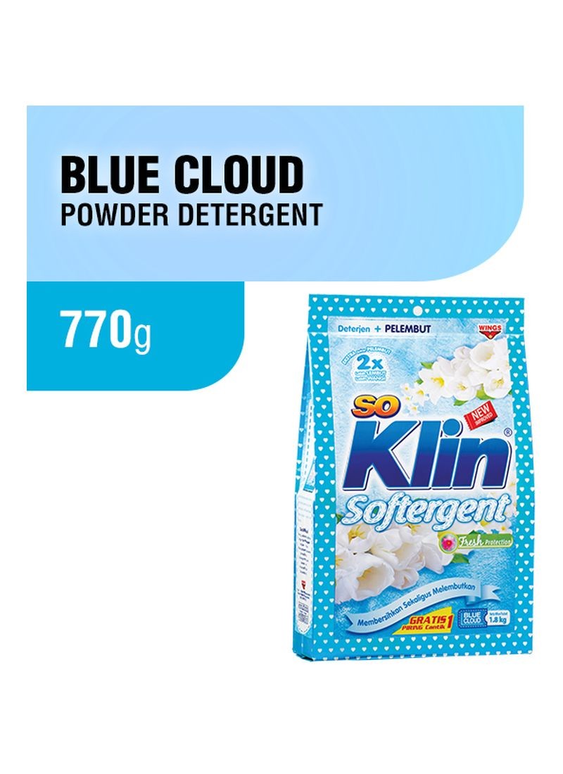 SO KLIN SOFTERGENT POWDER BLUE CLOUD PCK 770/800g
