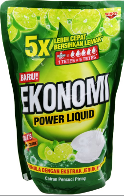 EKONOMI PENCUCI PIRING POWER LIQUID JERUK NIPIS PCH 800mL