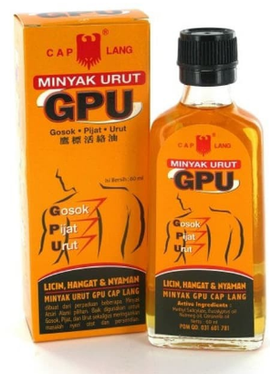 CAP LANG MINYAK GOSOK PIJAT URUT (GPU) BTL 60mL