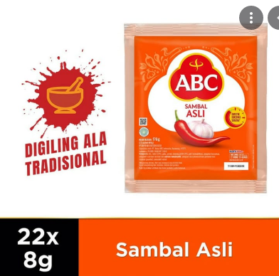ABC SAMBAL PCK 22x8mL