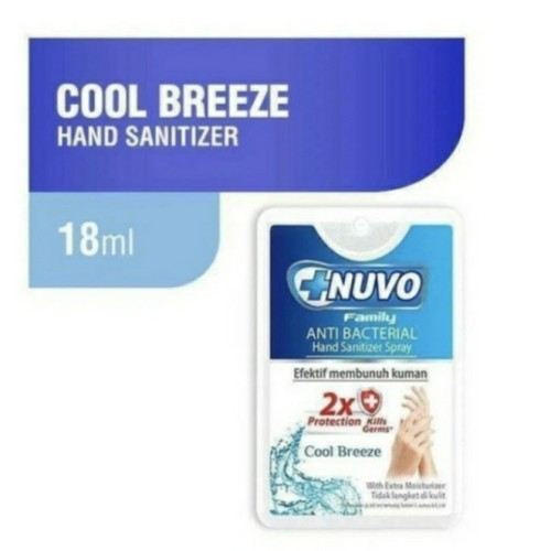 NUVO HAND SANITIZER BIRU  POCKET 18ML