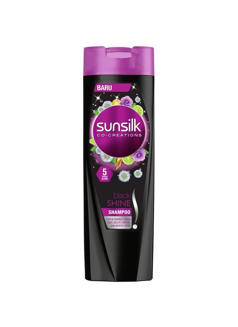 SUNSILK SHAMPOO CO-CREATIONS BLACK SHINE BTL 170mL