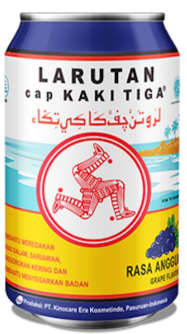 KAKI TIGA LARUTAN PENYEGAR ANGGUR KLG 320mL