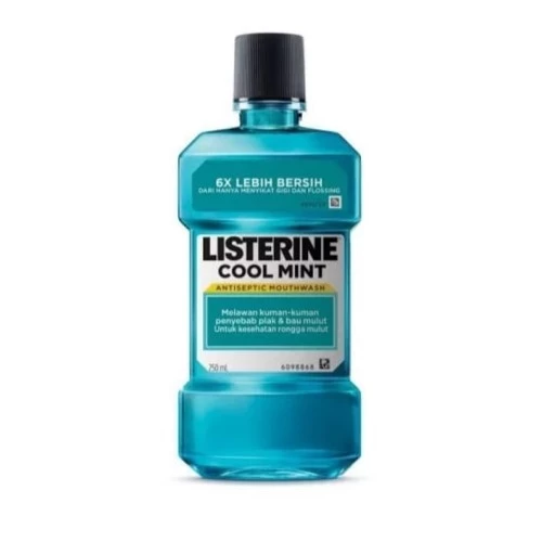 LISTERINE MOUTHWASH ANTISEPTIC COOL MINT BTL 250mL