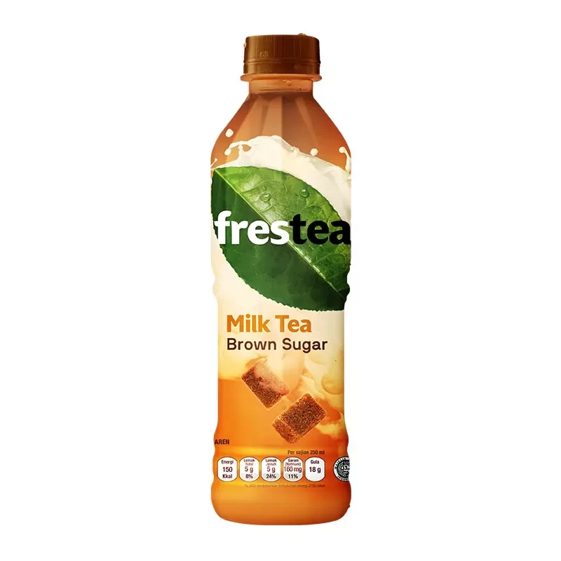 FRESTEA MILK TEA BROWN SUGAR BTL 330ML