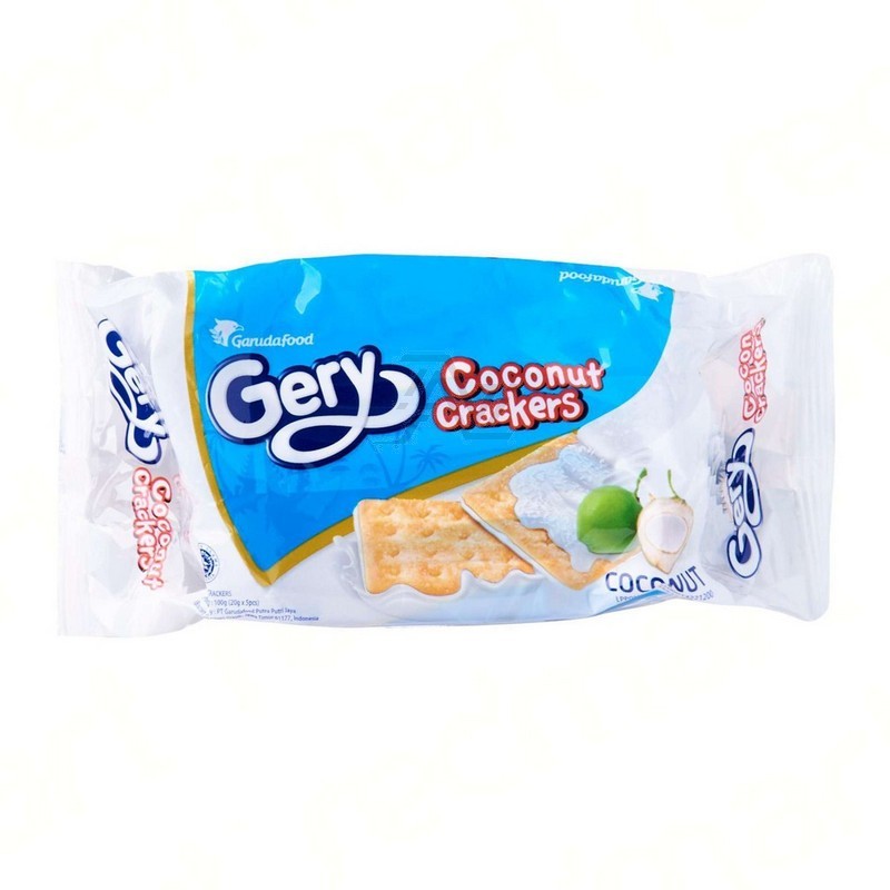 GERY CRACKERS MALKIST SALUUT COCONUT PCK 105g