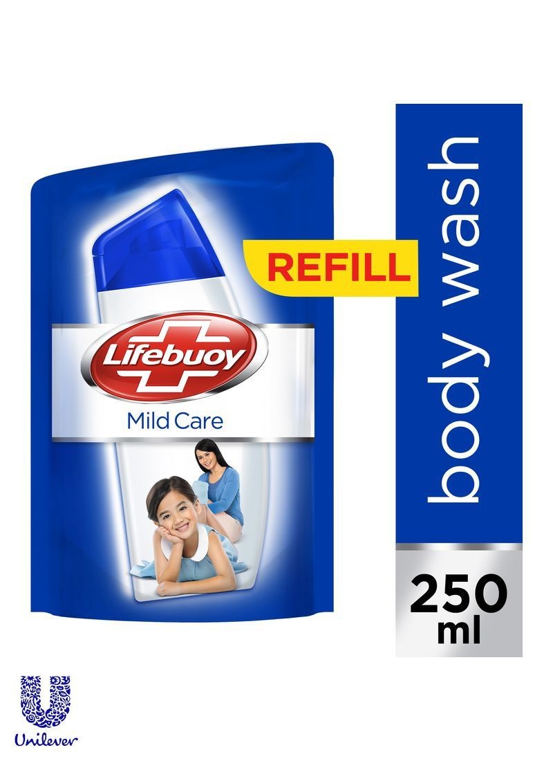 LIFEBUOY SABUN MANDI CAIR REFILL WHITE PCH 250mL