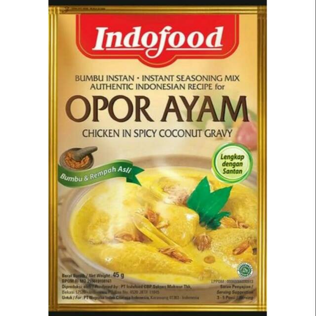 INDOFOOD BUMBU INSTANT OPOR AYAM PCK 45g