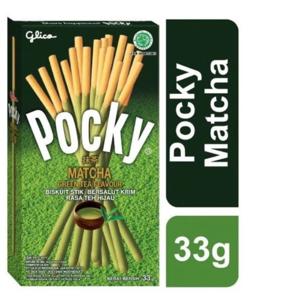 GLICO BISCUIT POCKY MATCHA BOX 33g