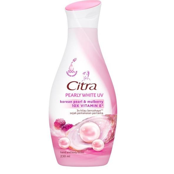 CITRA BODY LOTION PEARLY WHITE UV BTL 230mL