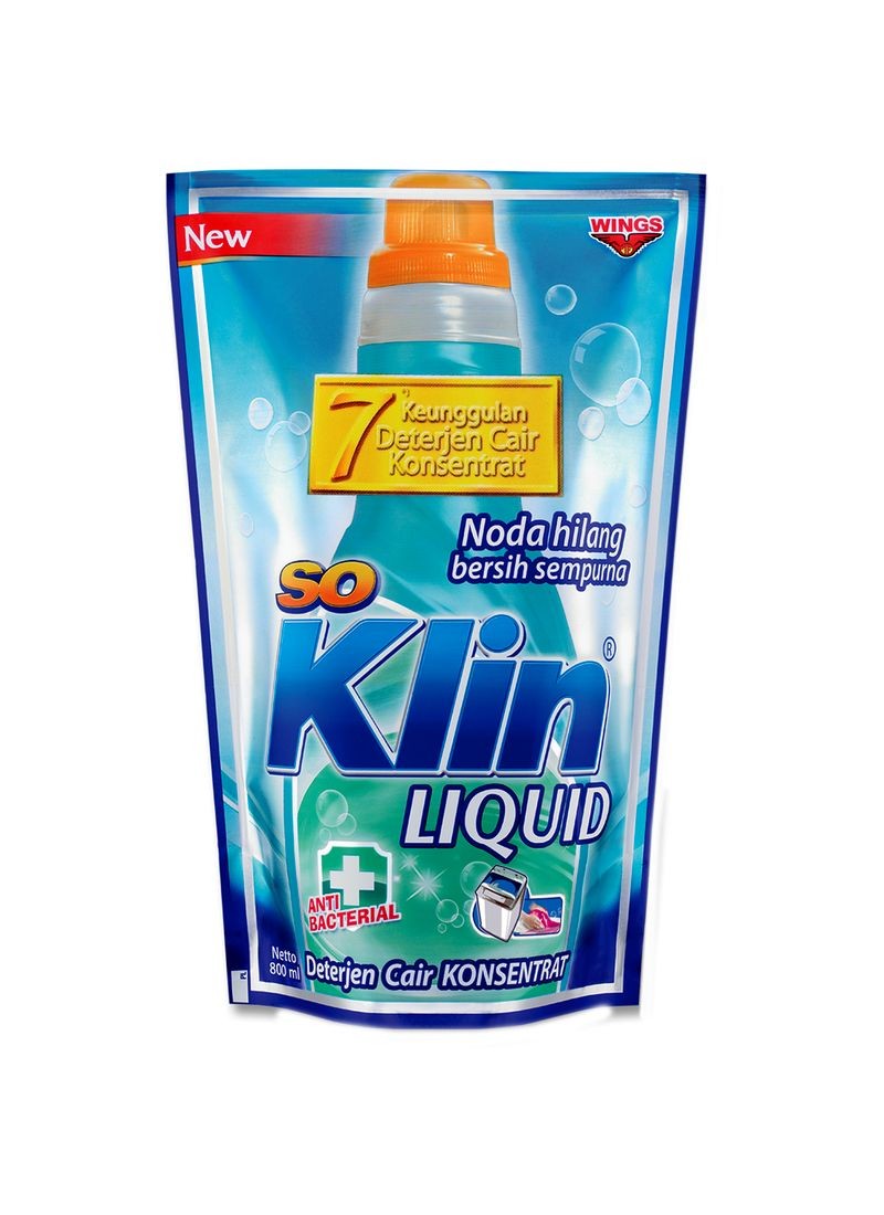 SO KLIN DETERGENT CAIR ANTI BACTERIAL PCH 800/750mL
