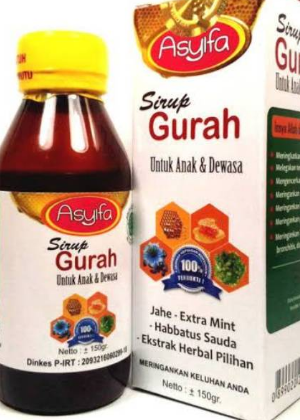 ASYIFA SIRUP GURAH ANAK & DEWASA 150GR