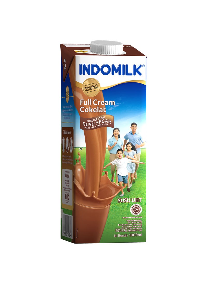 INDOMILK SUSU CAIR UHT CHOCOLATE TPK 1000mL