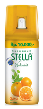 STELLA AIR FRESHENER AEROSOL TROPICAL ORANGE KLG 400mL