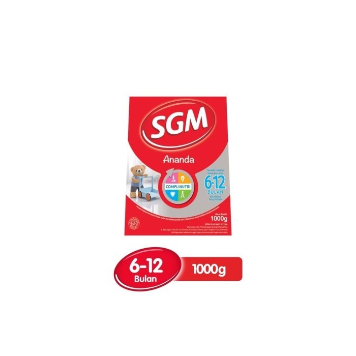 SGM ANANDA 6-12 SUSU FORMULA LANJUTAN PRESINUTRI BOX 1000g