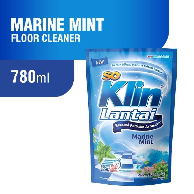 SO KLIN PEMBERSIH LANTAI REFFIL MARINE MINT PCH 800/780mL
