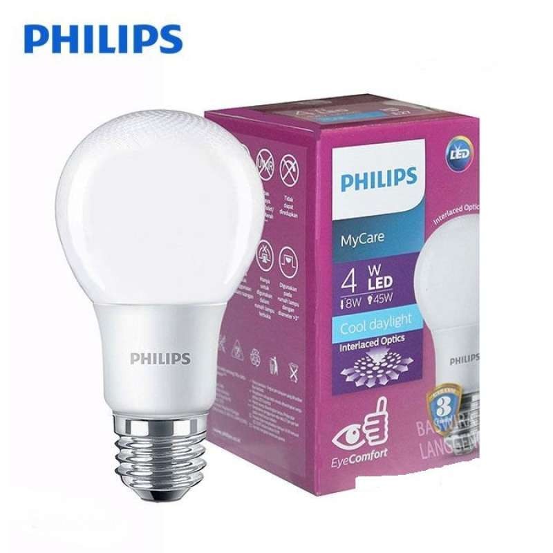 PHILIPS LAMPU LED MYCARE COOL DAYLIGHT PCS 4 WATT