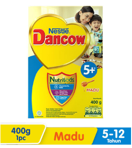 DANCOW 5+ SUSU BUBUK PRTCTS PROBIO MADU BOX 400g