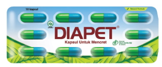 DIAPET KAPSUL UNTUK MENCRET 10S STR