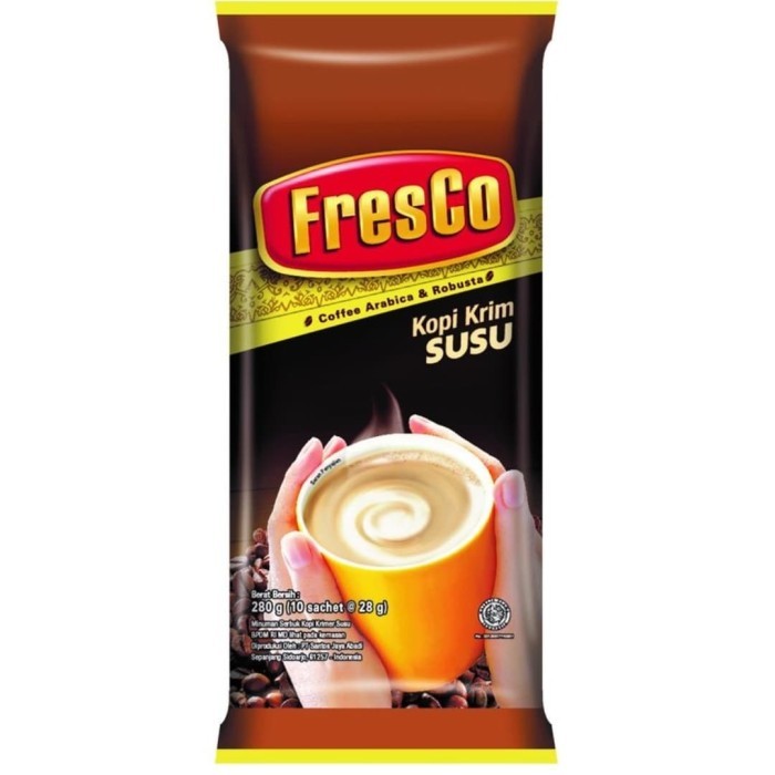 KAPAL API FRESCO KOPI KRIM SUSU PCK 10x28g