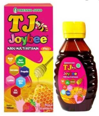 TRESNO JOYO MADU MULTIVITAMIN TJ JOY BEE STRAWBERRY BTL 100ml